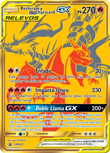 Reshiram y Charizard-GX – Normal