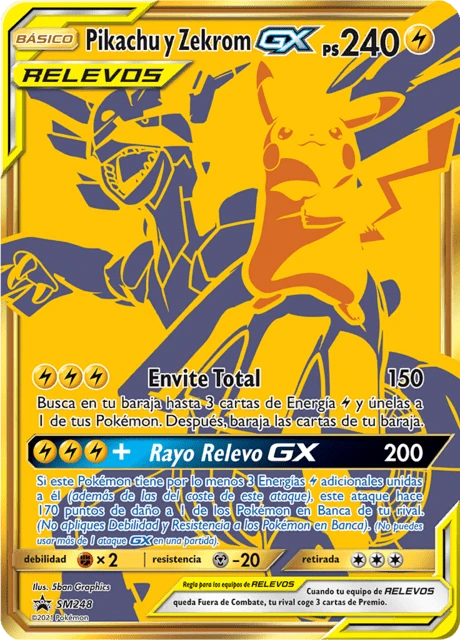 Pikachu y Zekrom-GX – Normal