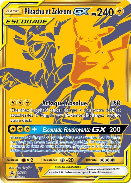 Pikachu et Zekrom-GX – Normal