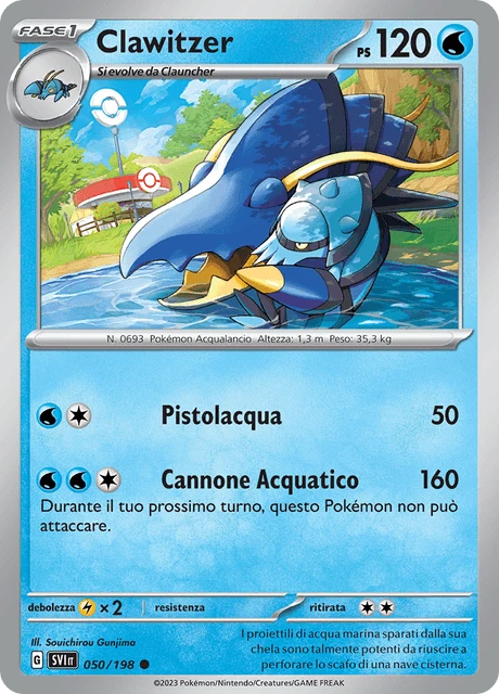 Clawitzer – Reverse Holo
