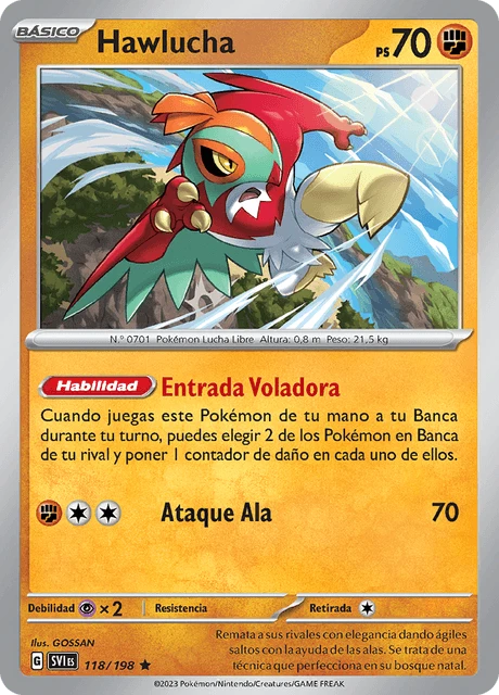 Hawlucha – Reverse Holo