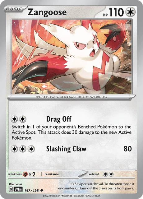 Zangoose – Reverse Holo