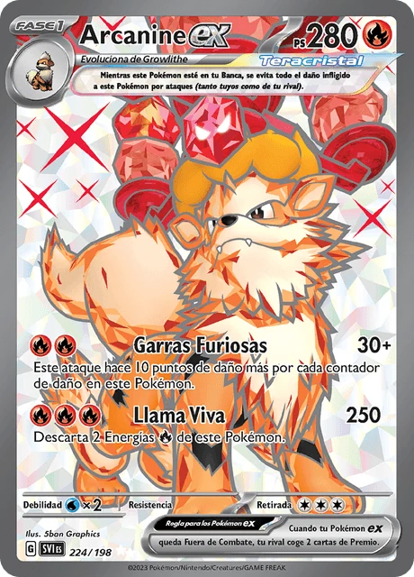 Arcanine ex – Holo