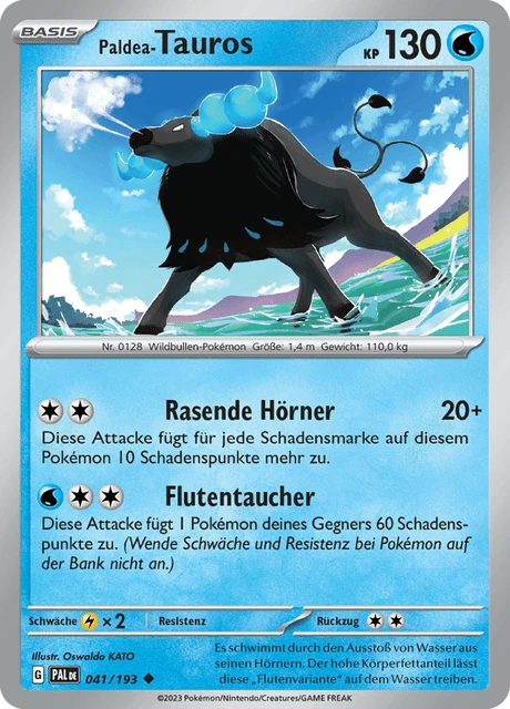 Paldea-Tauros – Reverse Holo