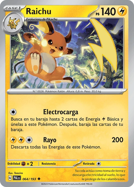 Raichu – Reverse Holo