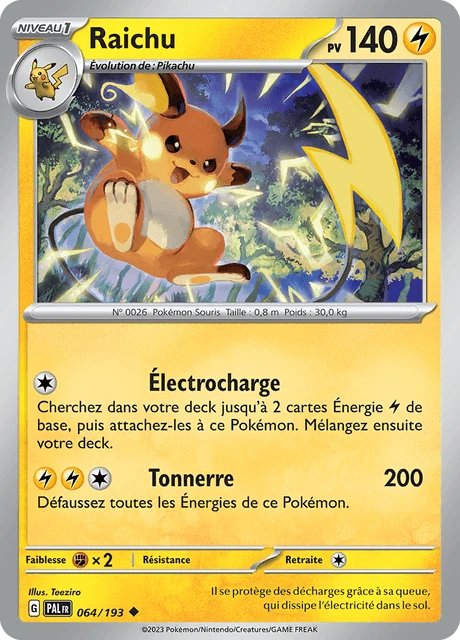 Raichu – Reverse Holo