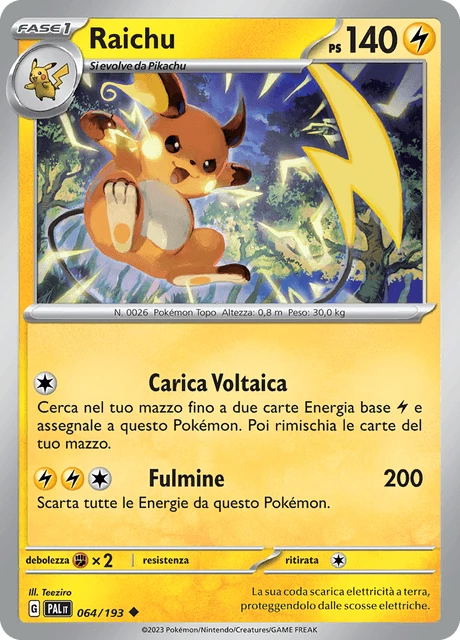 Raichu – Reverse Holo