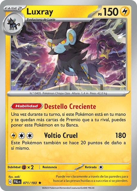 Luxray – Reverse Holo