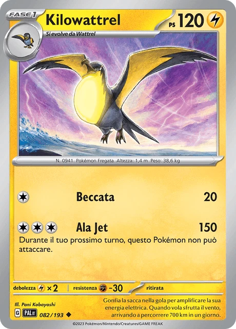 Kilowattrel – Reverse Holo