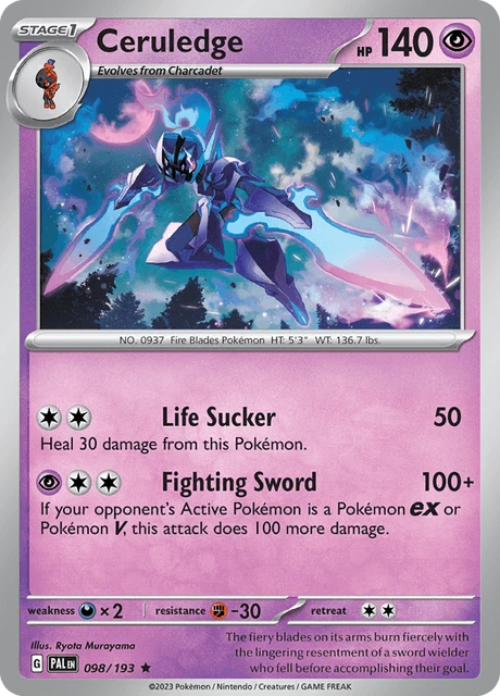 Ceruledge – Reverse Holo