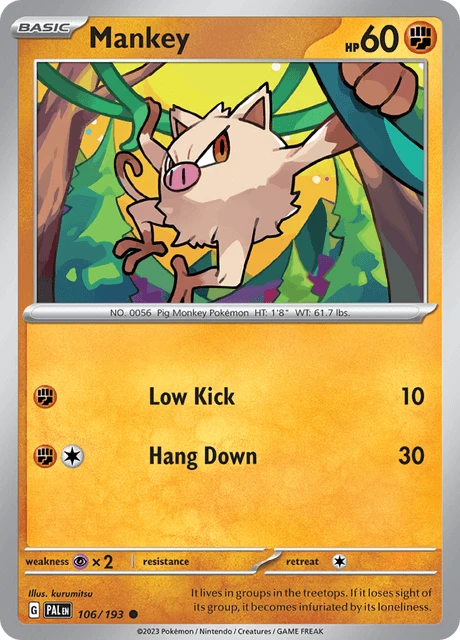 Mankey – Reverse Holo