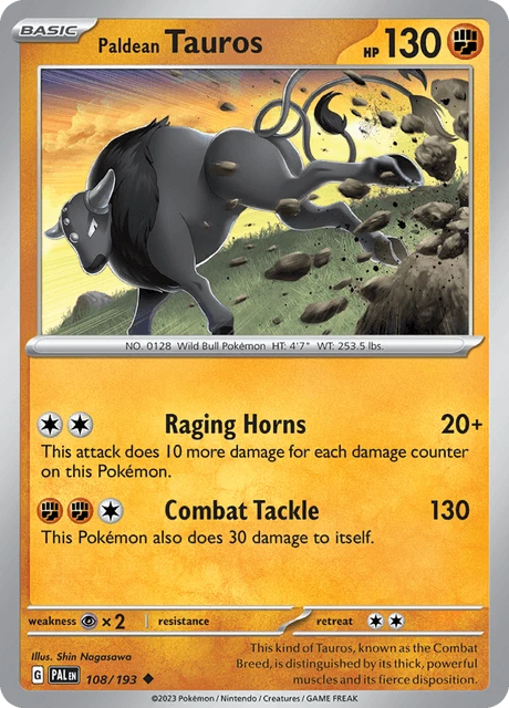 Paldean Tauros – Normal