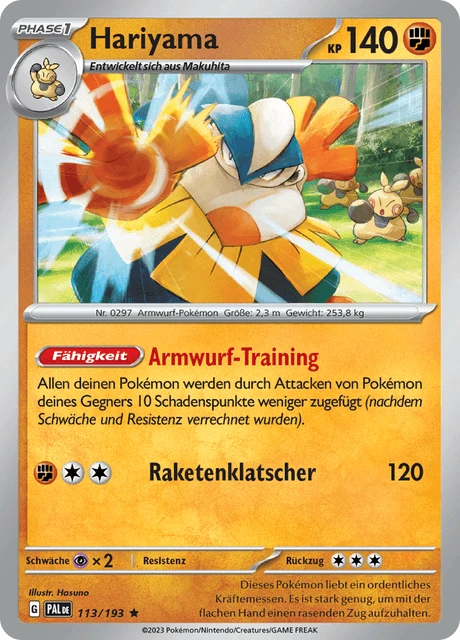 Hariyama – Reverse Holo