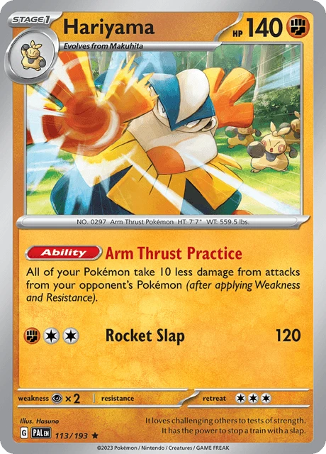 Hariyama – Reverse Holo