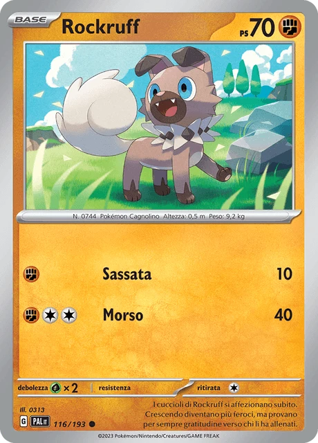 Rockruff – Reverse Holo
