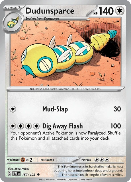 Dudunsparce – Reverse Holo