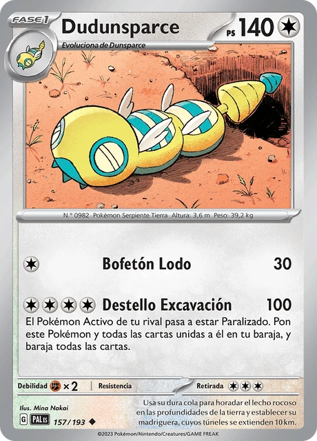 Dudunsparce – Reverse Holo