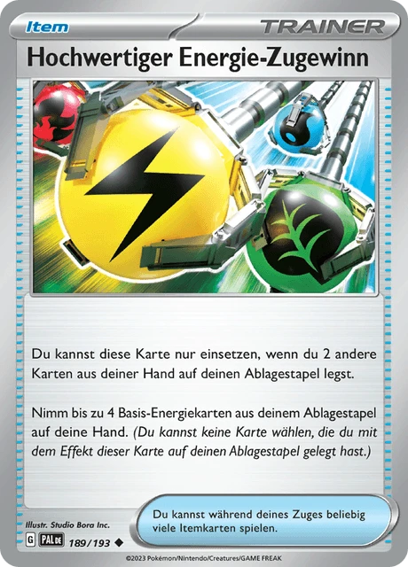 Hochwertiger Energie-Zugewinn – Normal