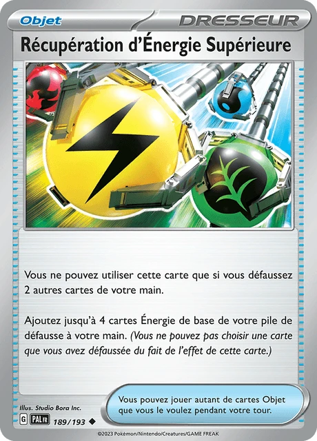 Récupération d'Énergie Supérieure – Normal
