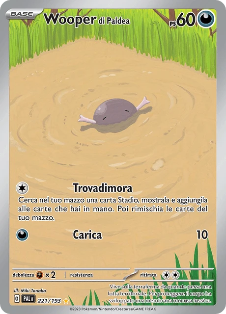 Wooper di Paldea – Holo