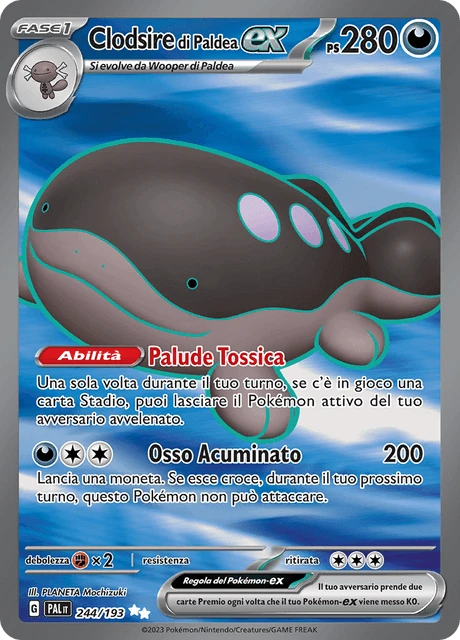 Clodsire di Paldea-ex – Holo