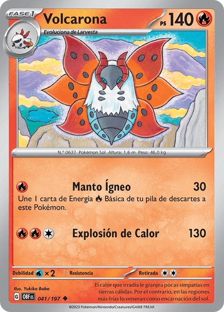 Volcarona – Reverse Holo