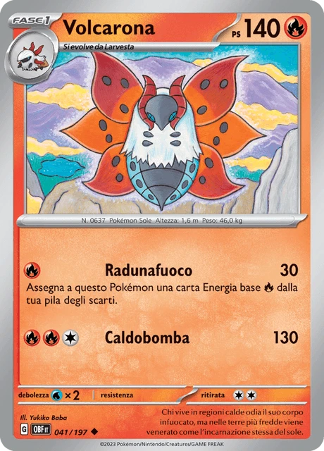 Volcarona – Reverse Holo