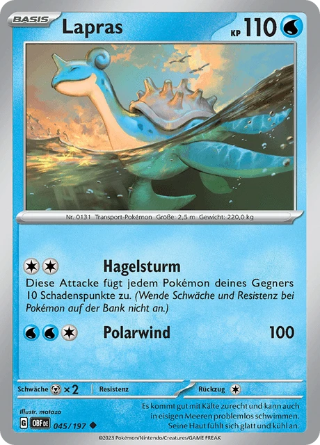 Lapras – Reverse Holo