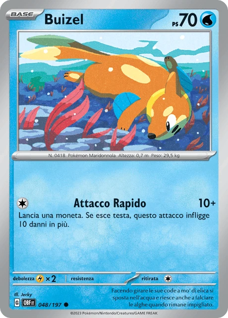 Buizel – Reverse Holo