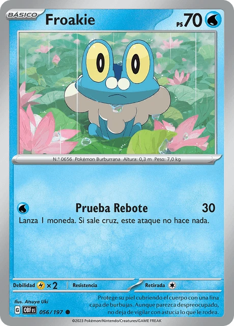 Froakie – Reverse Holo
