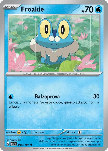 Froakie – Reverse Holo