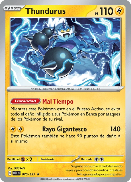 Thundurus – Reverse Holo