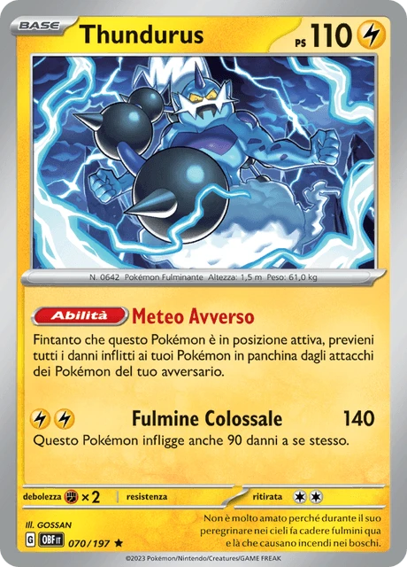 Thundurus – Reverse Holo