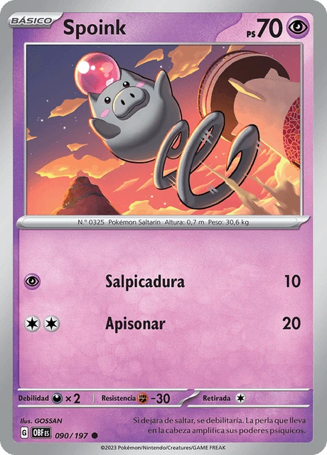 Spoink – Reverse Holo