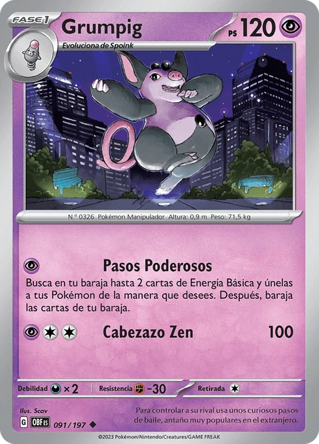 Grumpig – Reverse Holo