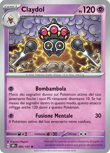 Claydol – Reverse Holo