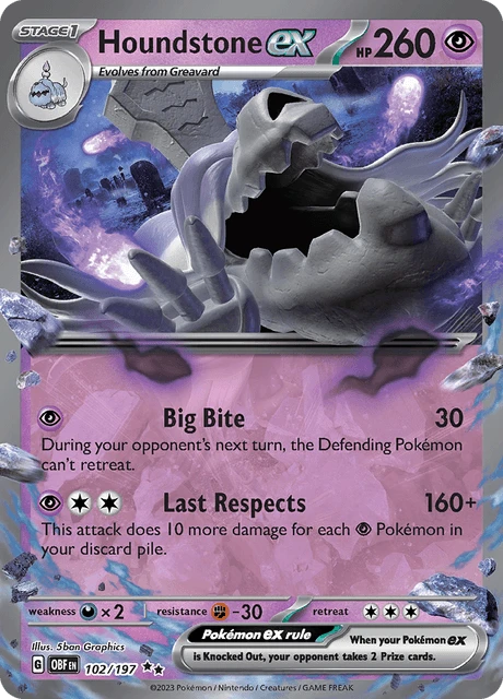 Houndstone ex – Holo