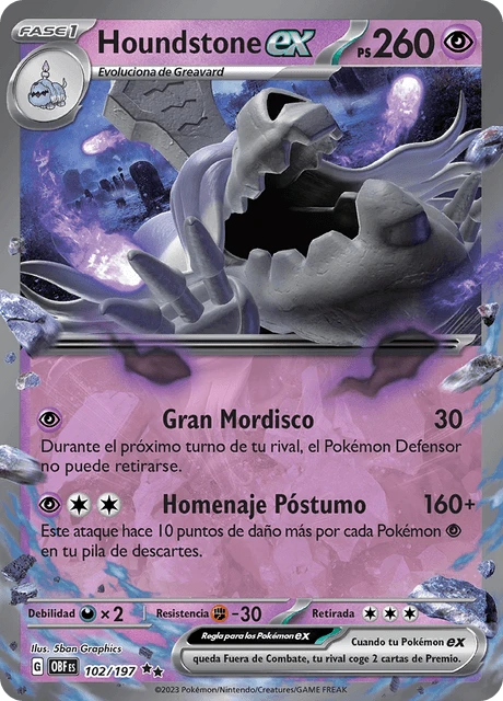 Houndstone ex – Holo