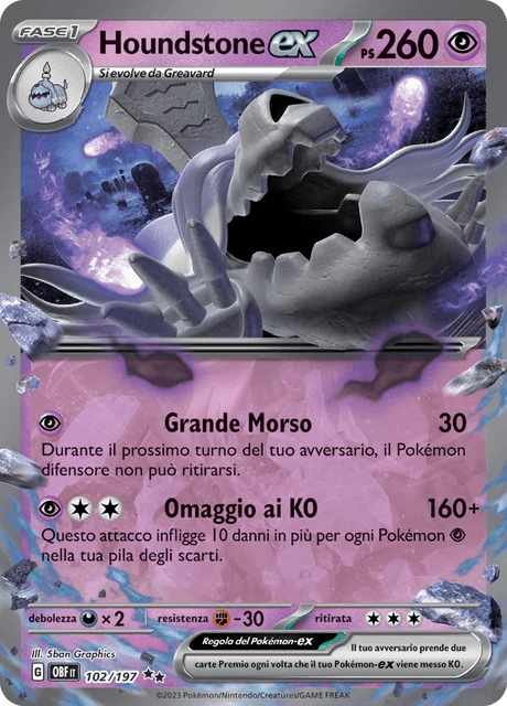 Houndstone-ex – Holo