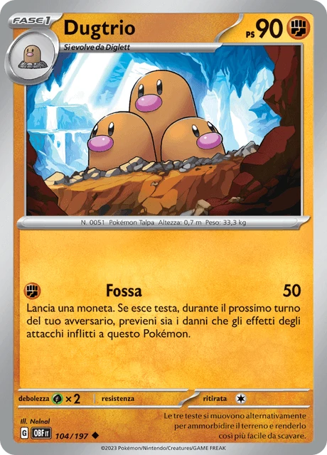 Dugtrio – Reverse Holo