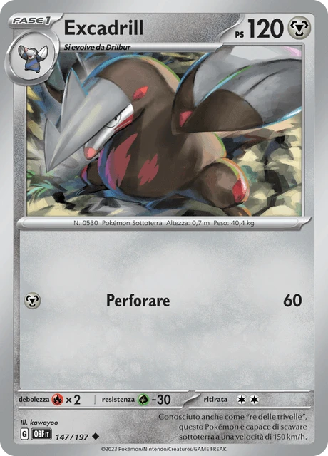 Excadrill – Reverse Holo