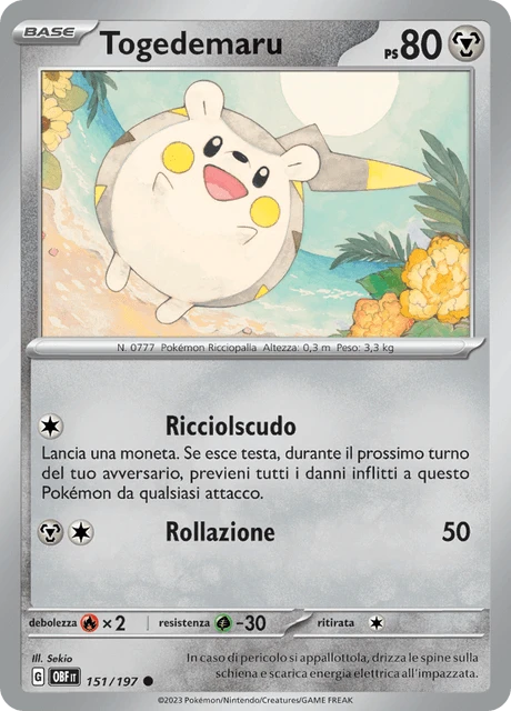 Togedemaru – Reverse Holo