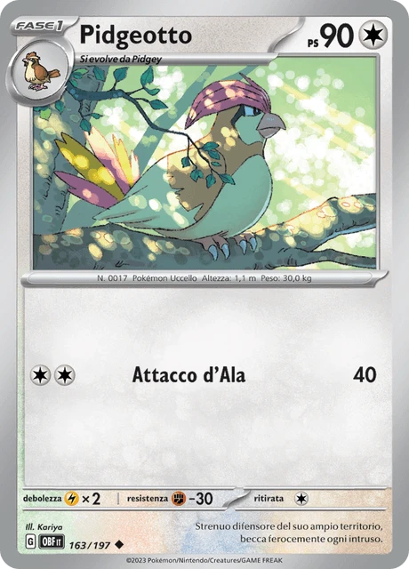 Pidgeotto – Reverse Holo