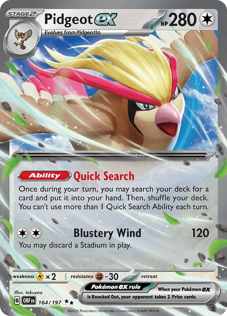Pidgeot ex – Holo