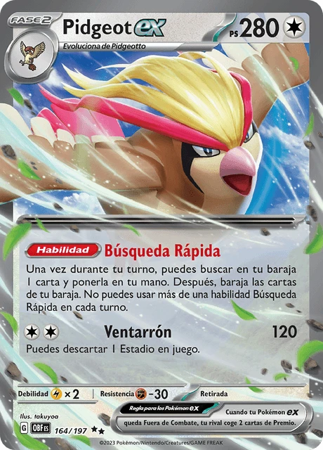 Pidgeot ex – Holo