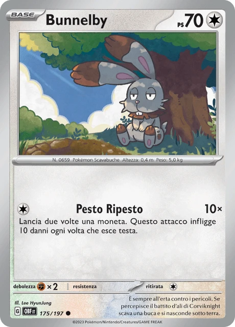Bunnelby – Reverse Holo