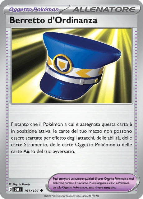 Berretto d'Ordinanza – Reverse Holo