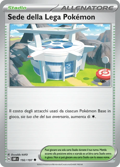 Sede della Lega Pokémon – Reverse Holo