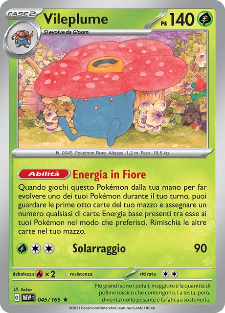 Vileplume – Reverse Holo