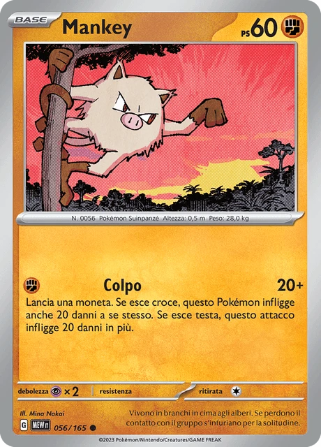 Mankey – Reverse Holo